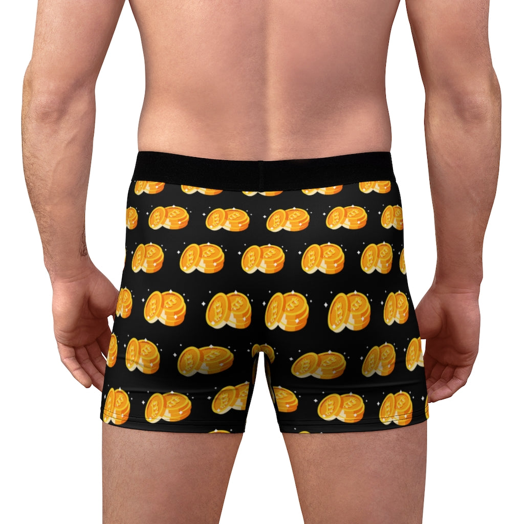 Bitcoin Gold Men's Boxer Briefs
