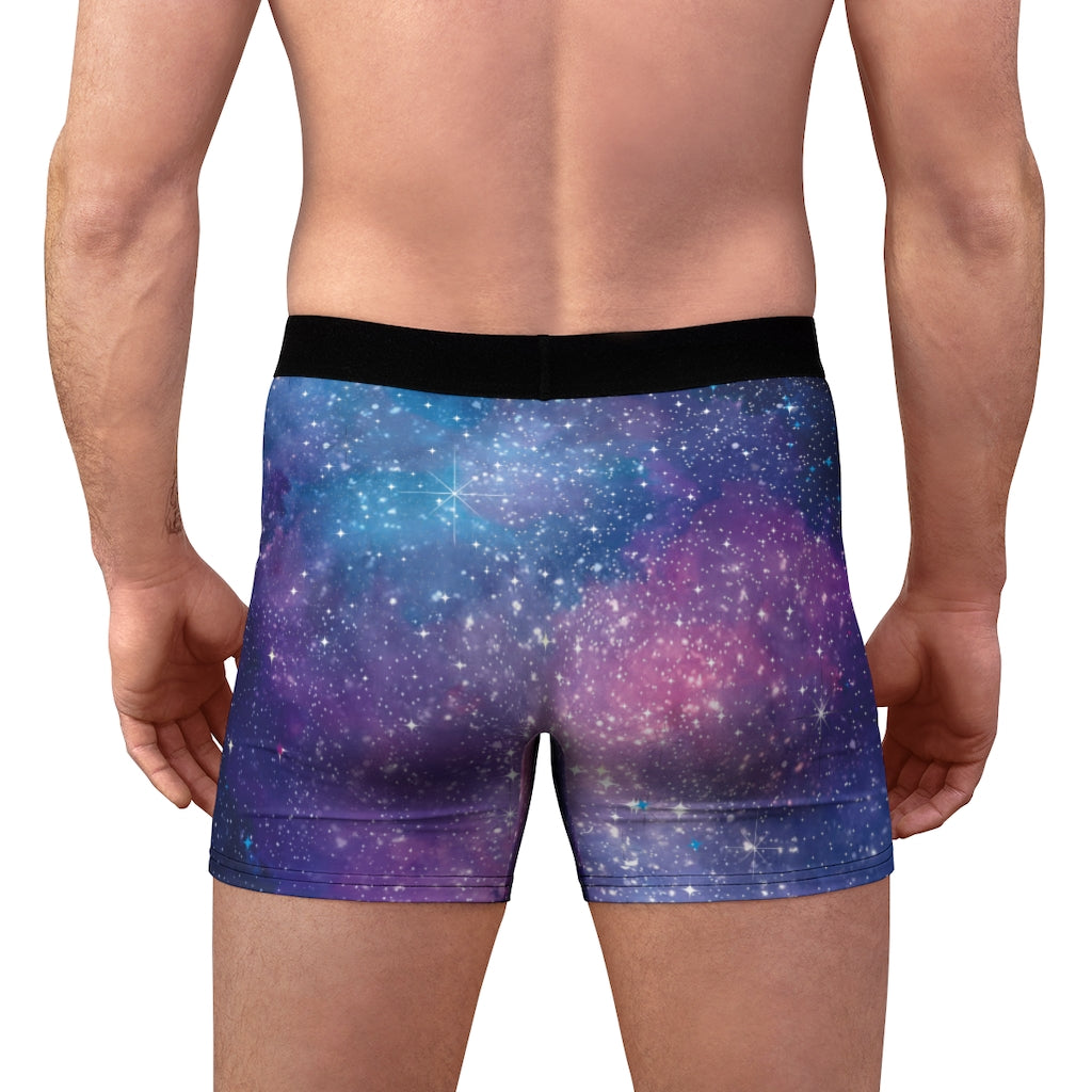 Galaxy Bitcoin Men's Boxer Briefs