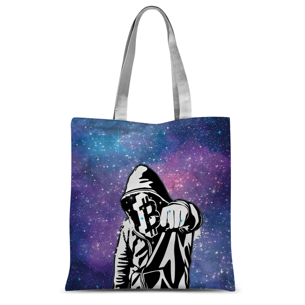 Bitcoin Galaxy Classic Sublimation Tote Bag