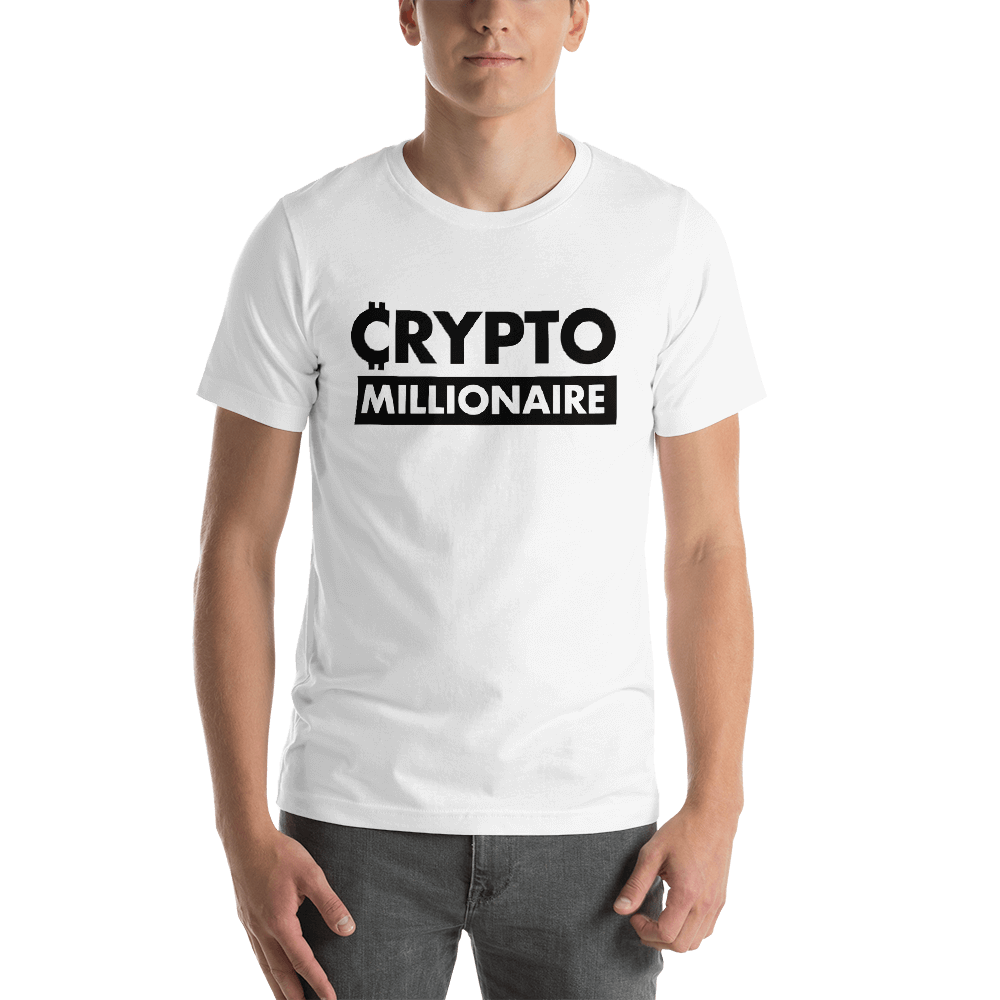 Crypto Millionaire T-Shirt White High-end Design