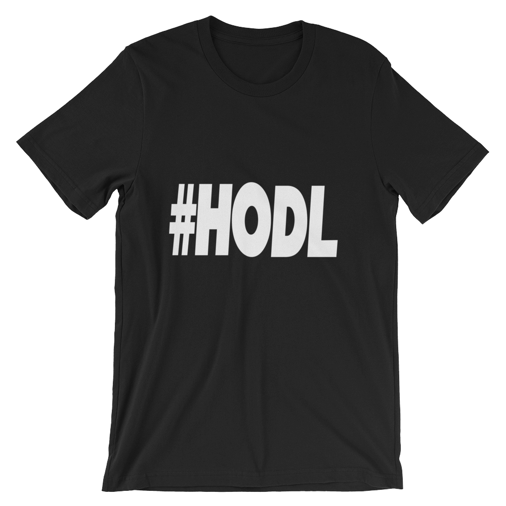 #HODL Tshirt Black High-end Design