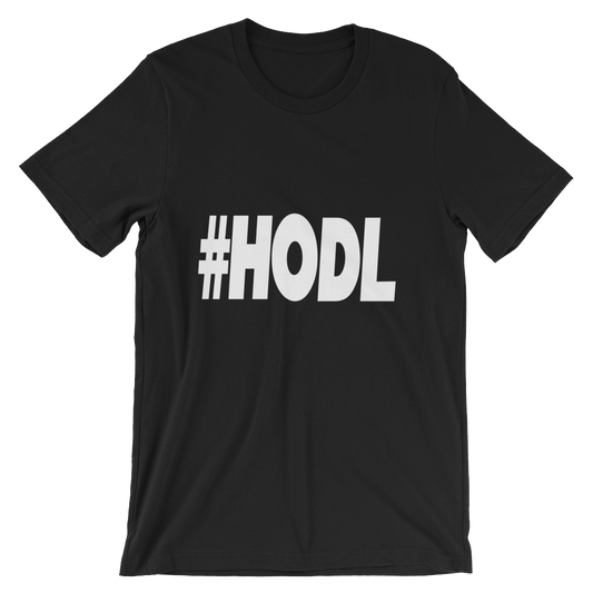 #HODL Tshirt Black High-end Design