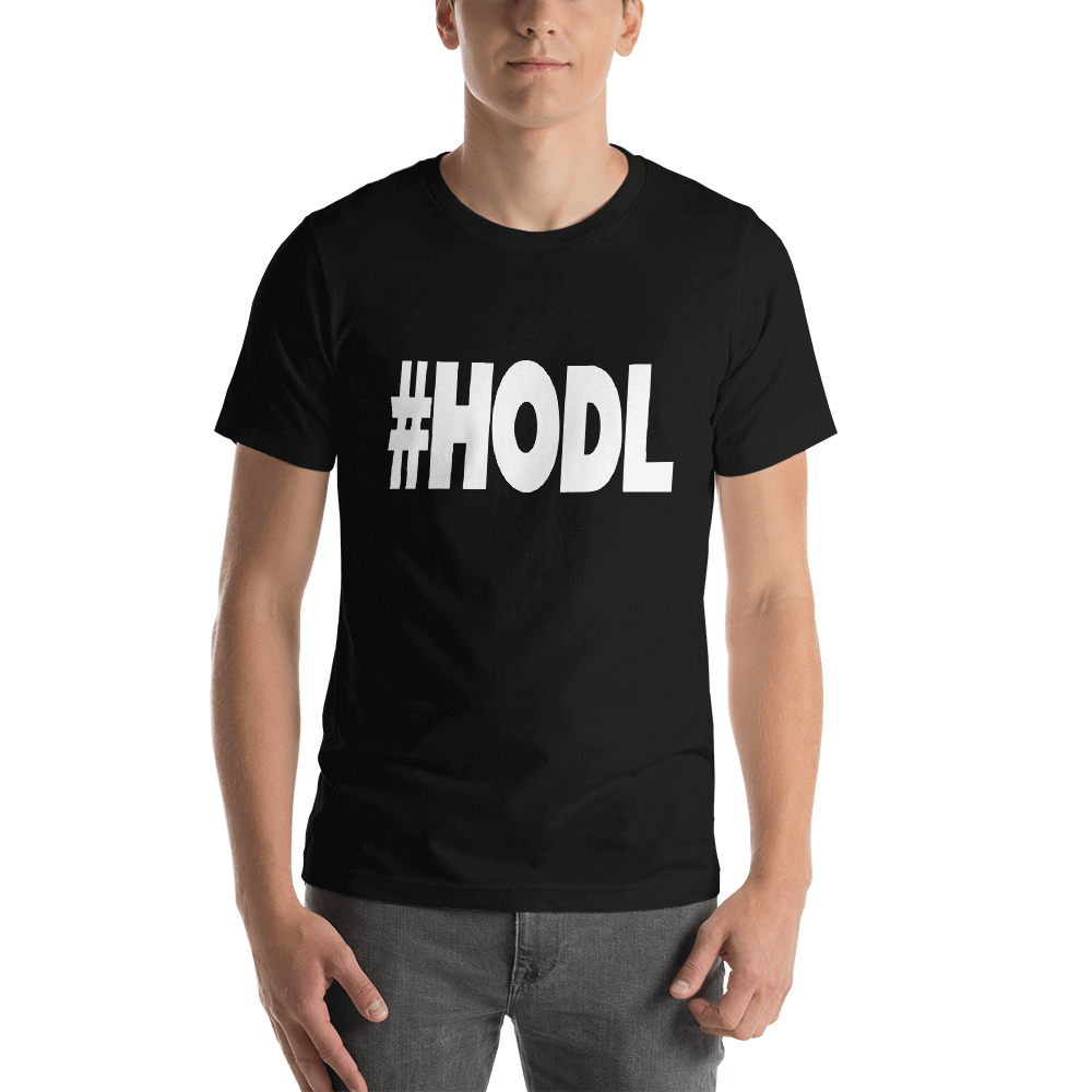 #HODL Tshirt Black High-end Design