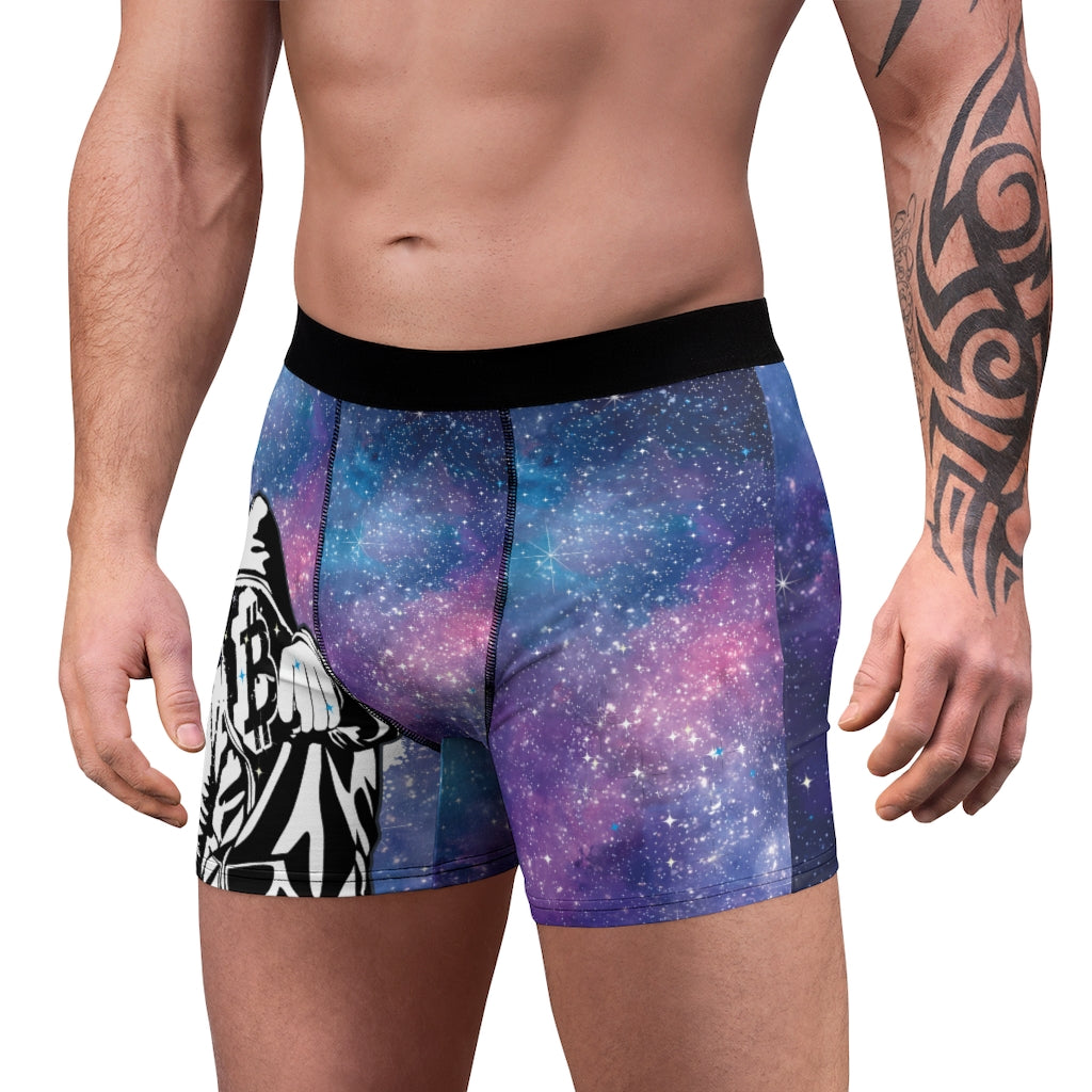 Galaxy Bitcoin Men's Boxer Briefs