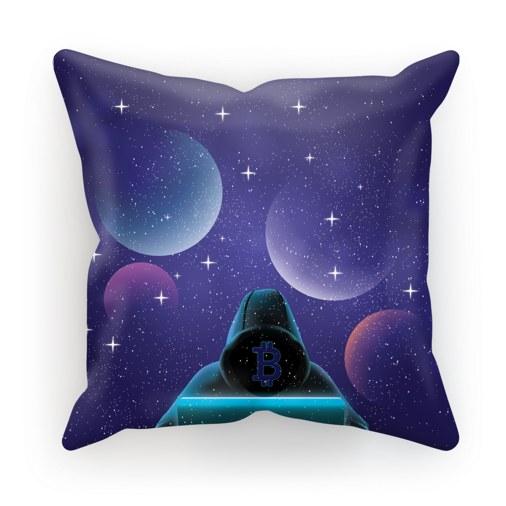 Bitcoin Invasion Sublimation Cushion Cover