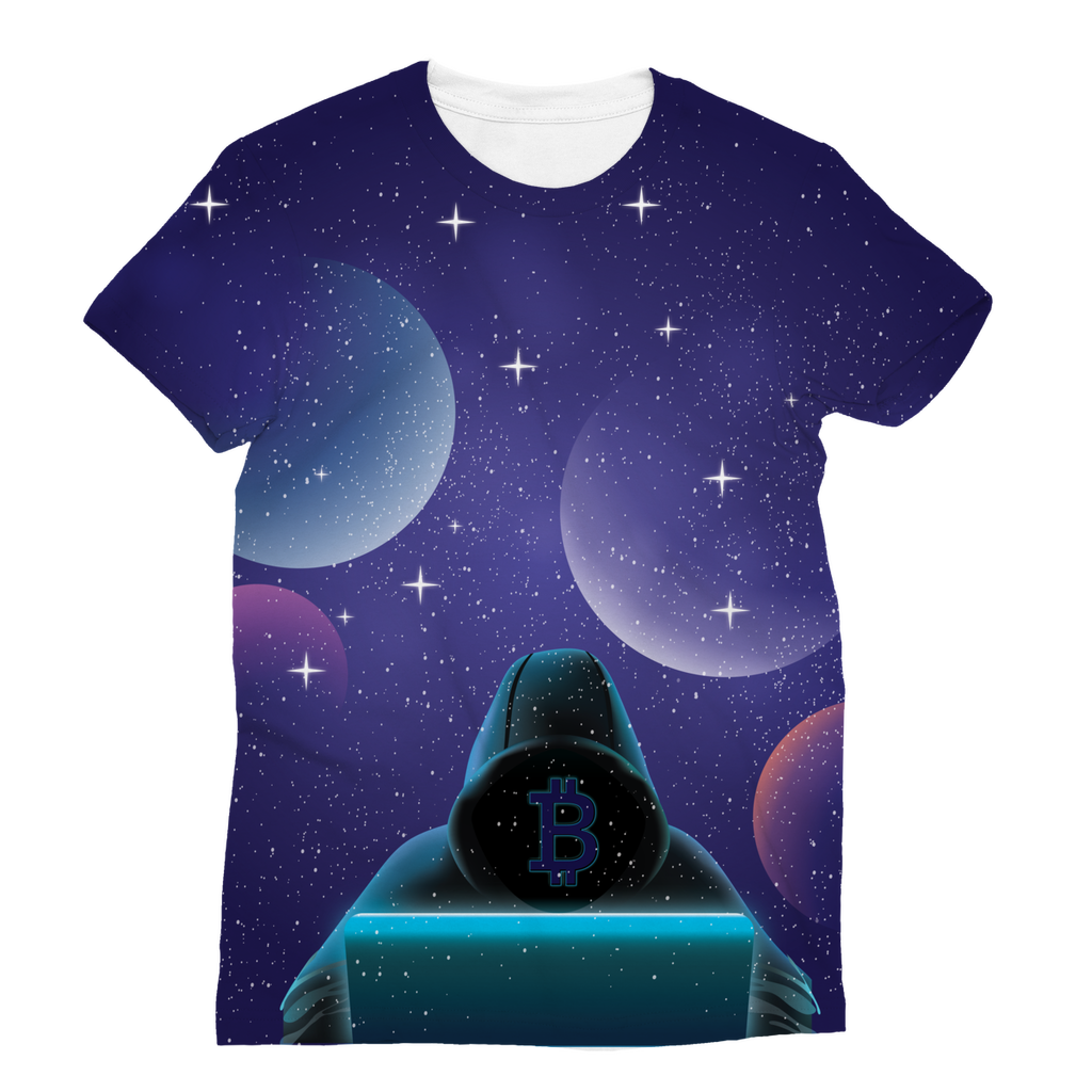 Bitcoin Invasion Classic Sublimation Women's T-Shirt