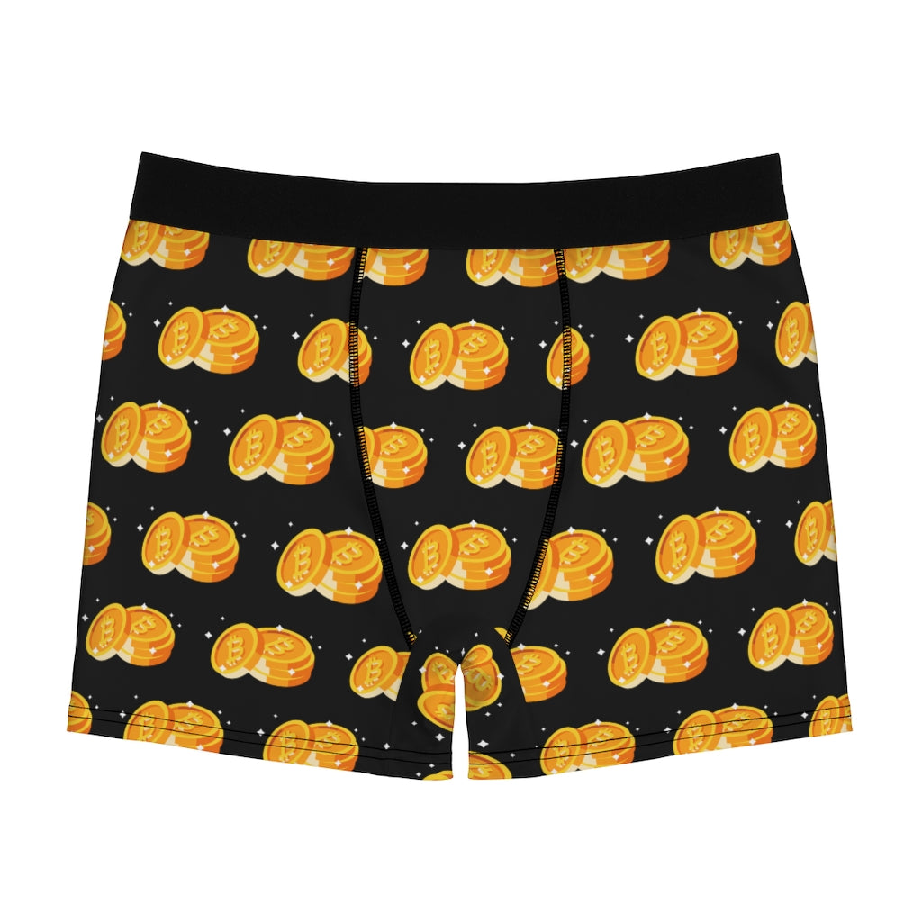 Bitcoin Gold Men's Boxer Briefs