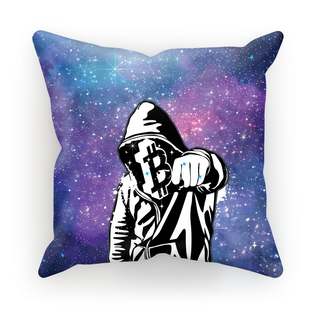 Bitcoin Galaxy Sublimation Cushion Cover