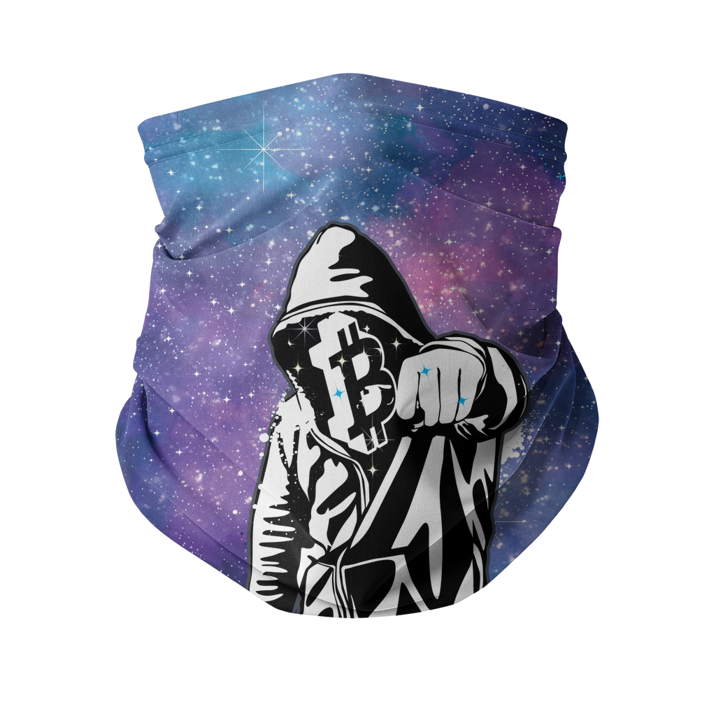 Bitcoin Galaxy Sublimation Neck Gaiter