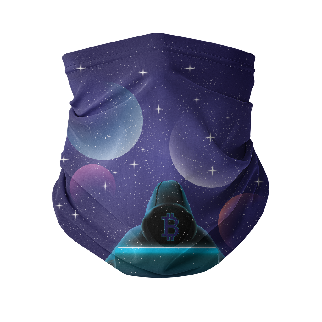 Bitcoin Invasion Sublimation Neck Gaiter