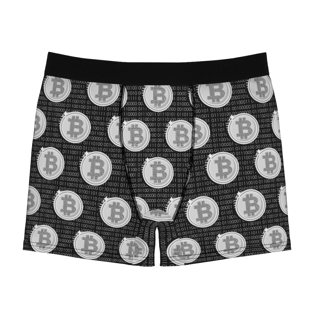 Bitcoin Binary Men's Boxer Briefs
