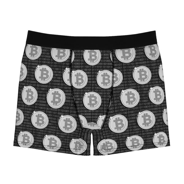 Bitcoin Binary Men's Boxer Briefs - That Crypto Hustle