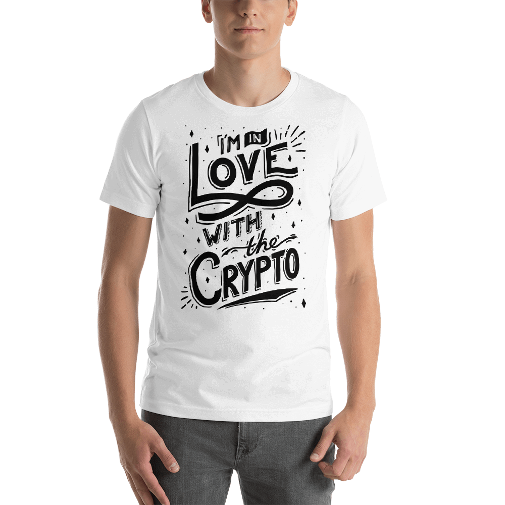 In Love w The Crypto T-Shirt White High-end Design