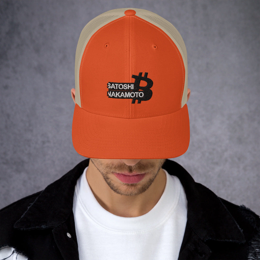 Satoshi Nakamoto Trucker Cap