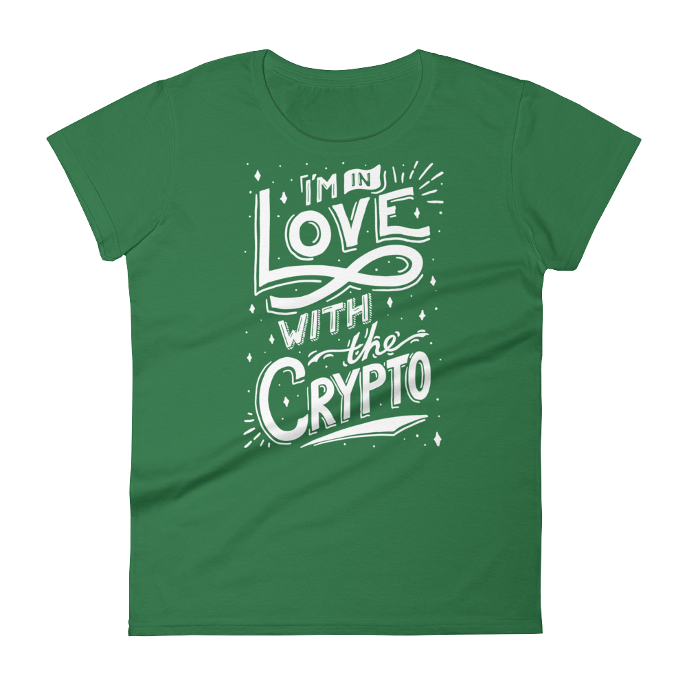 Ladies In Love w The Crypto fitted t-shirt