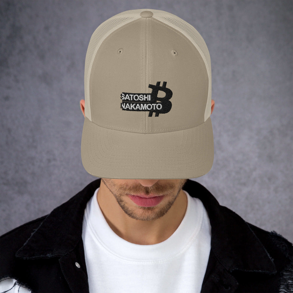 Satoshi Nakamoto Trucker Cap