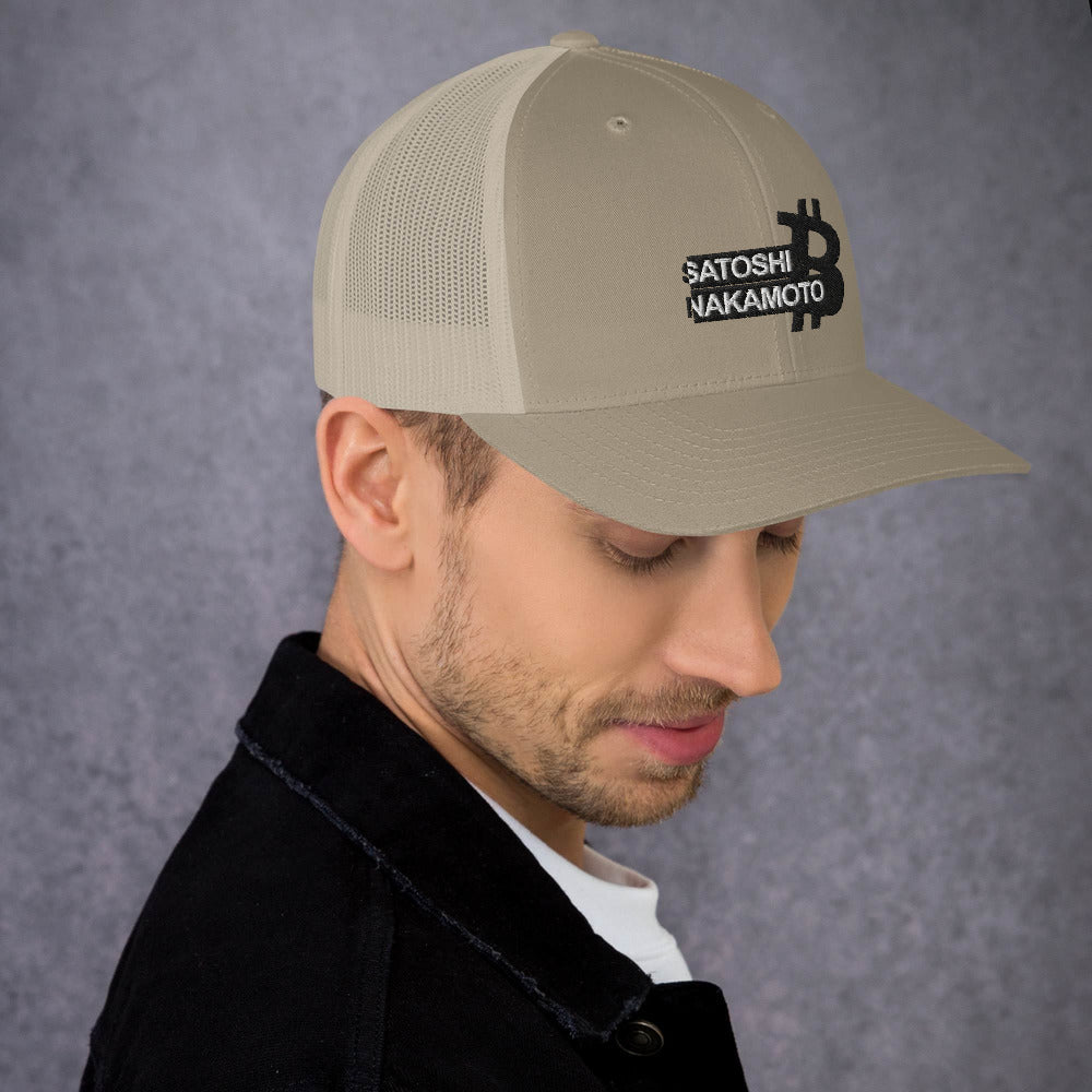 Satoshi Nakamoto Trucker Cap