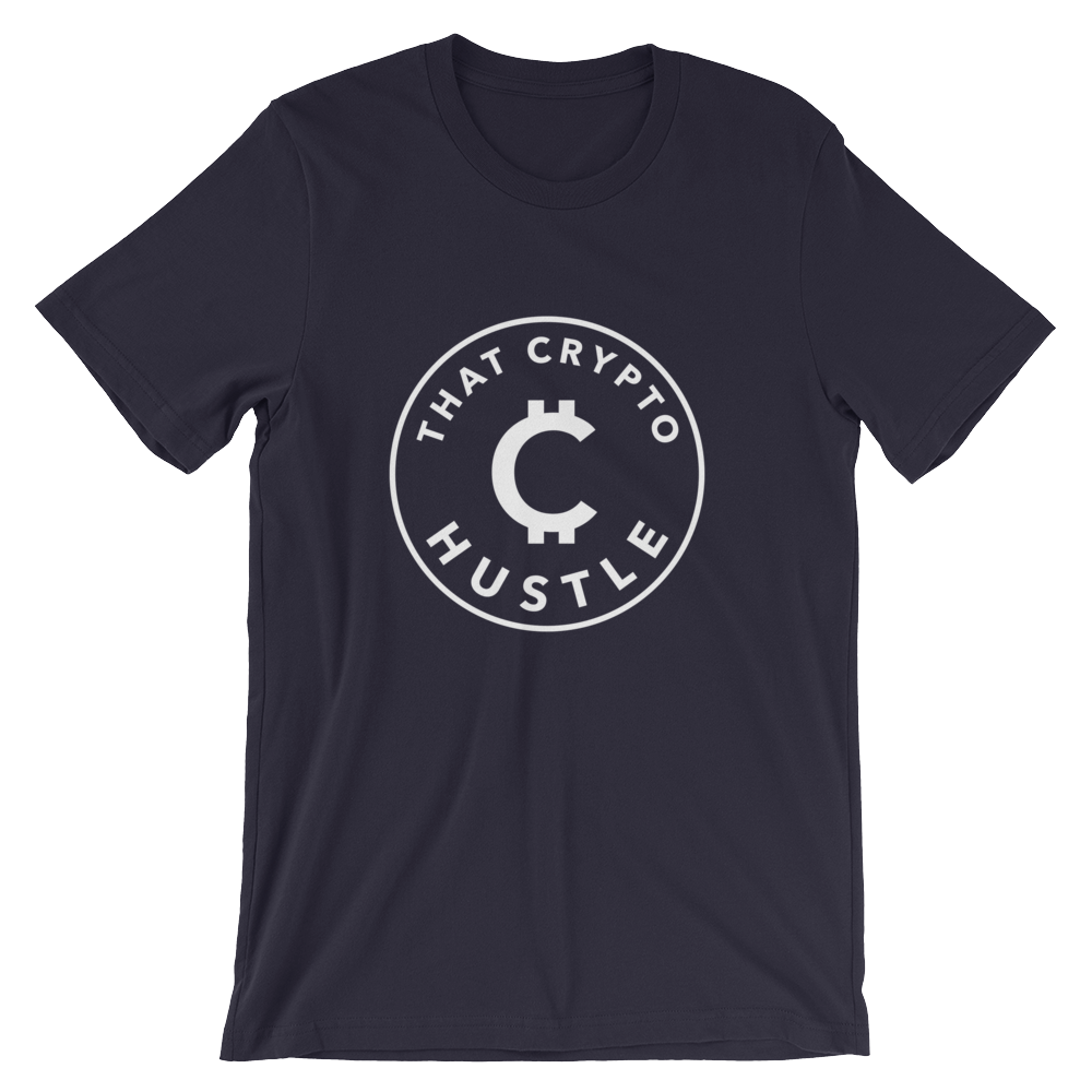 That Crypto Hustle T-Shirt Black & Navy High-End Design