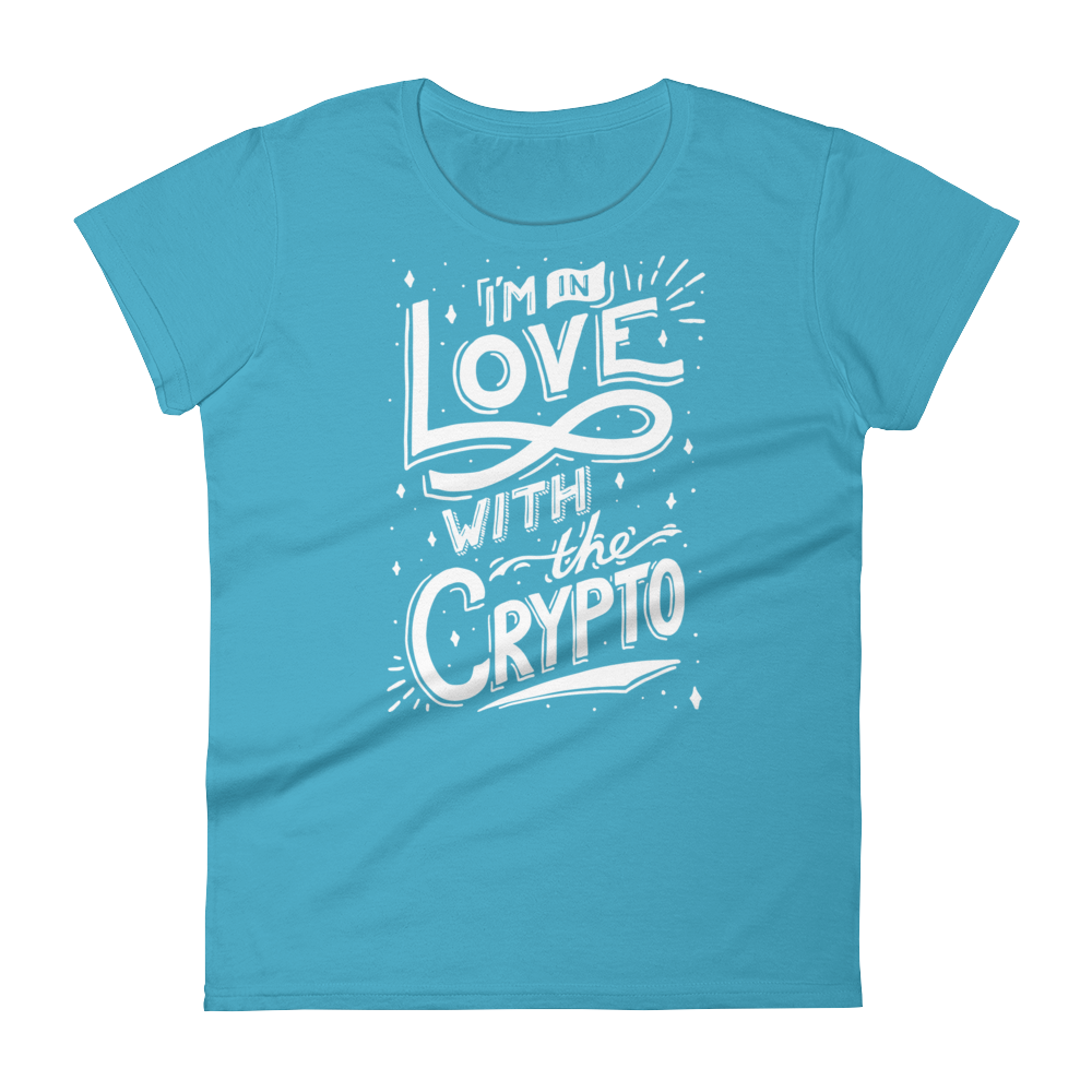 Ladies In Love w The Crypto fitted t-shirt
