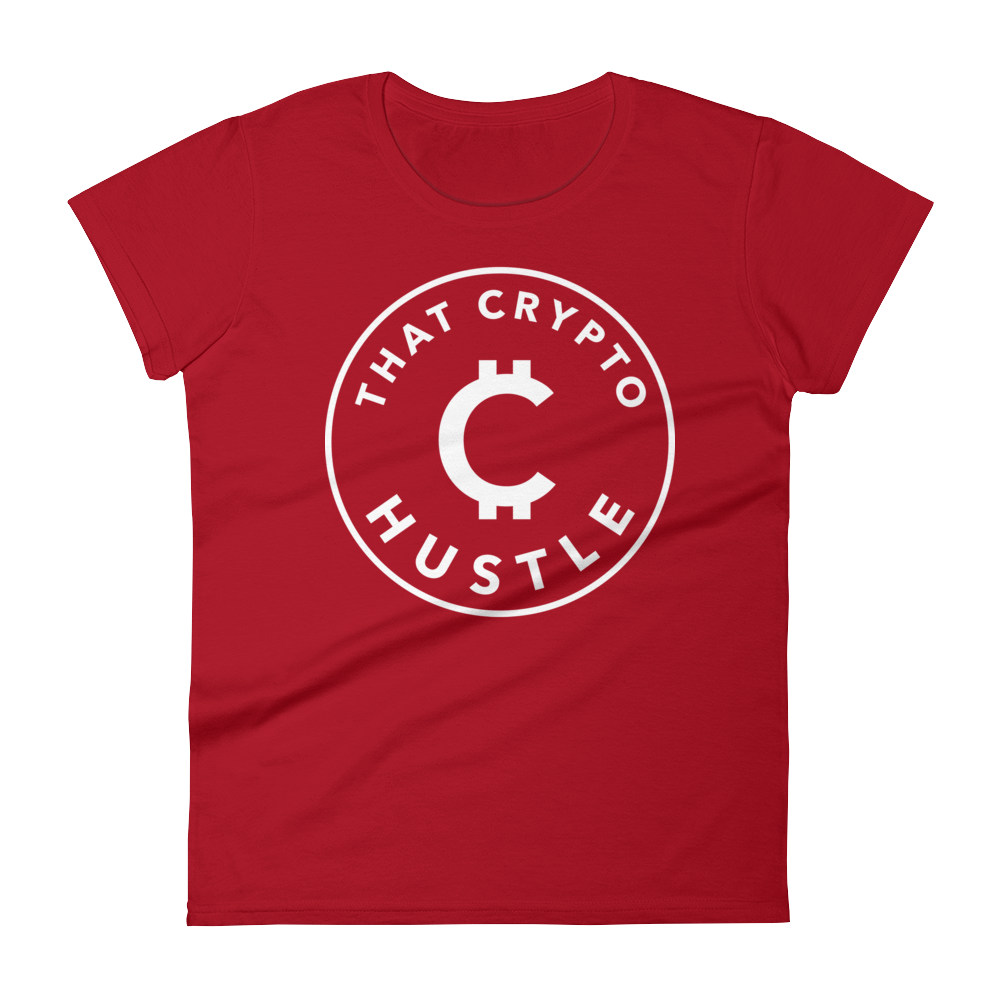 Women's Cryto Hustle fitted t-shirt