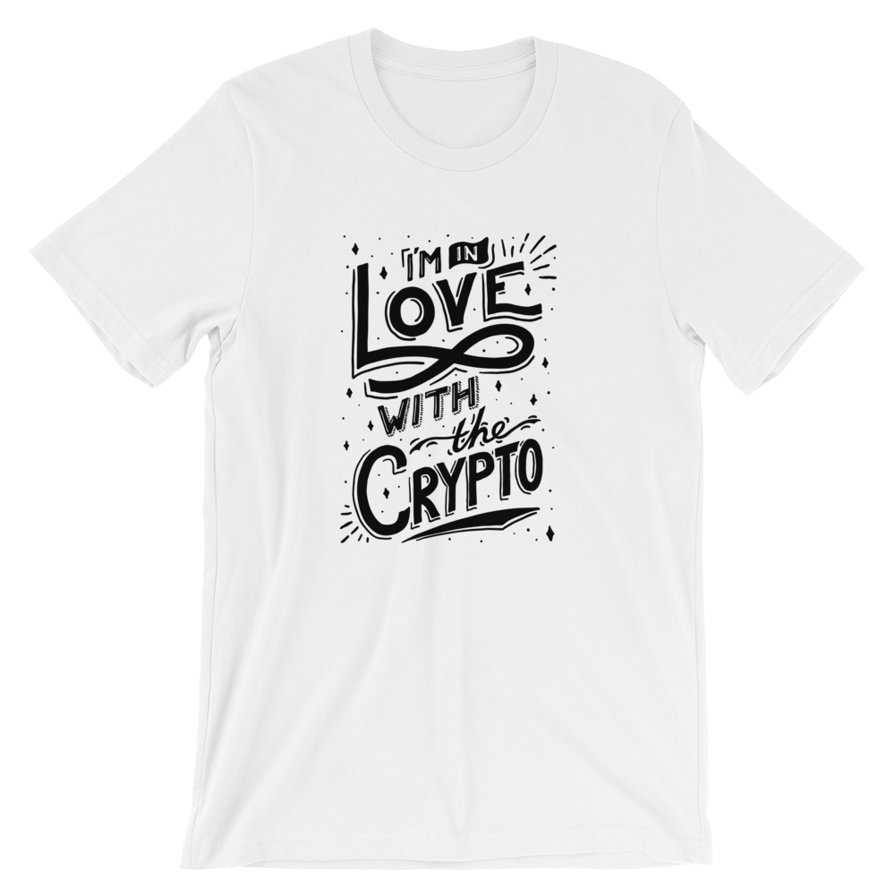 In Love w The Crypto T-Shirt White High-end Design
