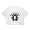 In Bitcoin We Trust Tshirt Ladies's Crop Top