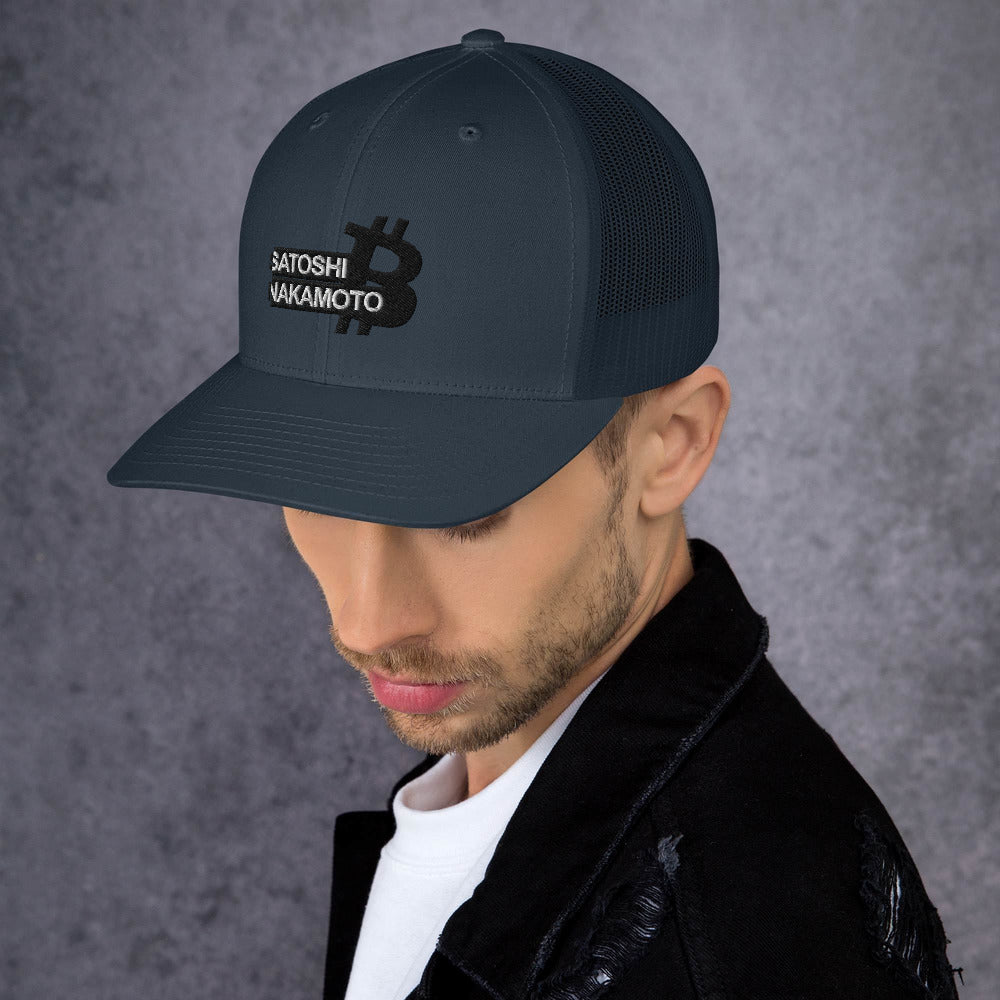 Satoshi Nakamoto Trucker Cap