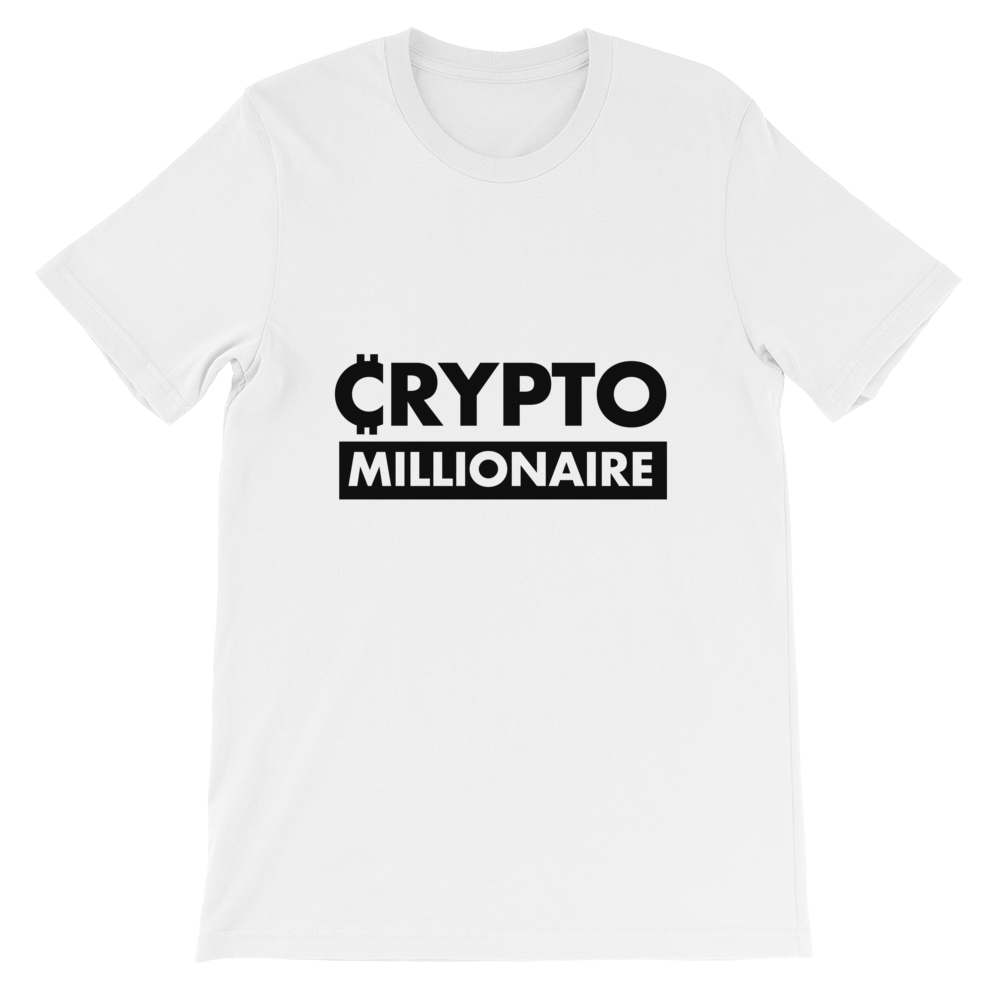 Crypto Millionaire T-Shirt White High-end Design