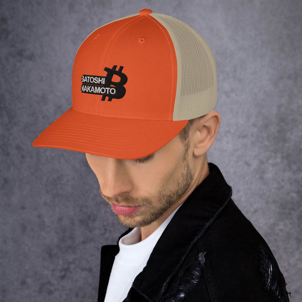 Satoshi Nakamoto Trucker Cap