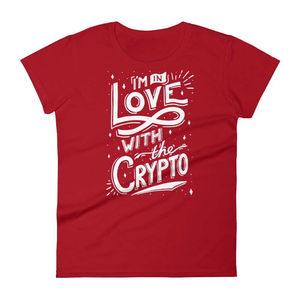Ladies In Love w The Crypto fitted t-shirt
