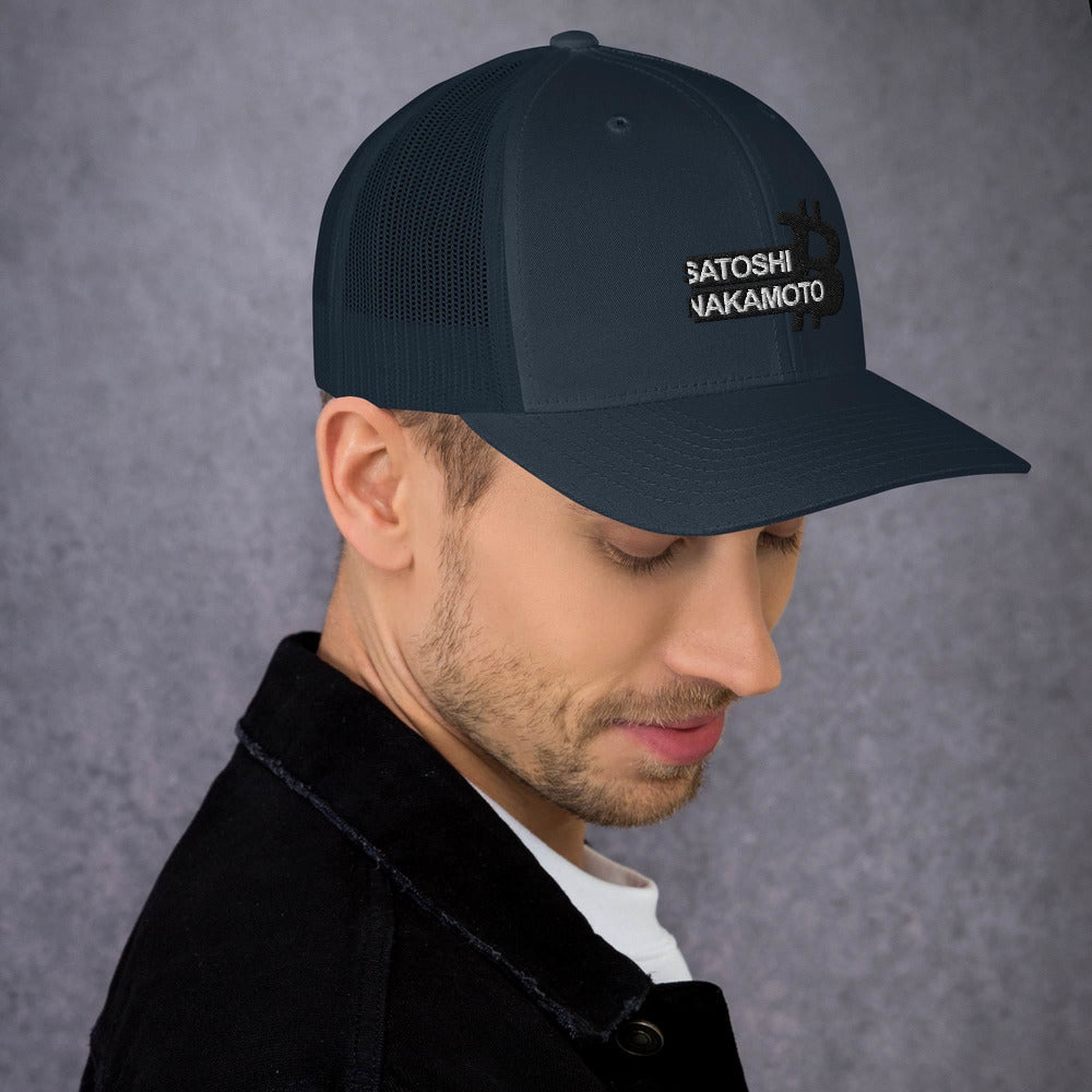 Satoshi Nakamoto Trucker Cap
