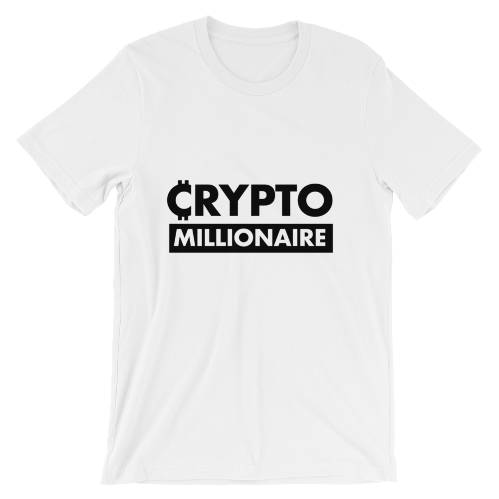 Crypto Millionaire T-Shirt White High-end Design