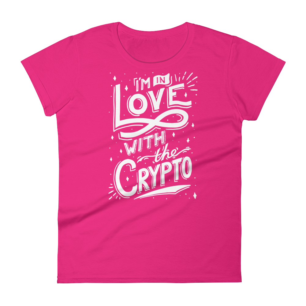 Ladies In Love w The Crypto fitted t-shirt