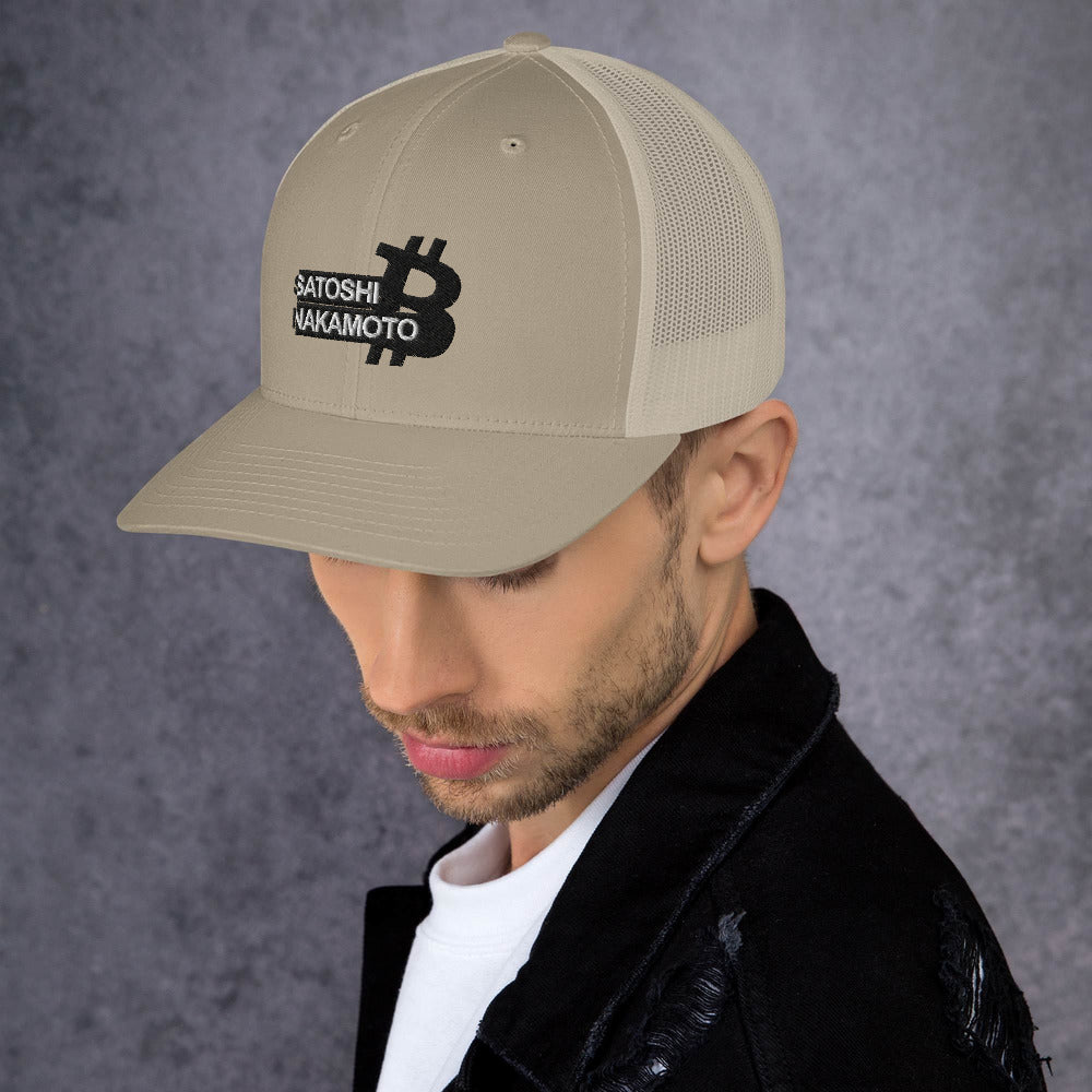 Satoshi Nakamoto Trucker Cap