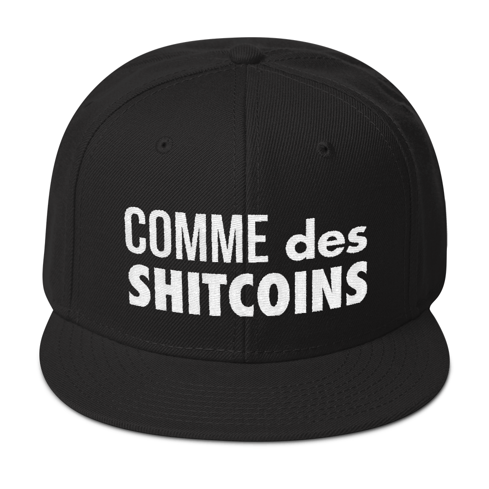 Comme des Shitcoins Snapback Hat
