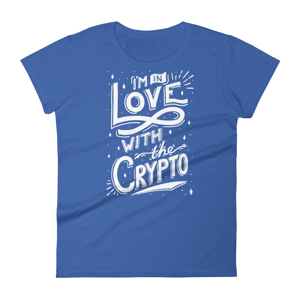 Ladies In Love w The Crypto fitted t-shirt