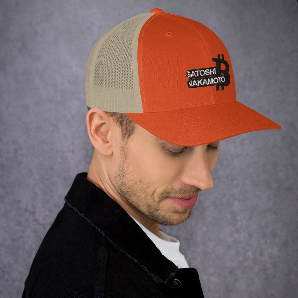 Satoshi Nakamoto Trucker Cap