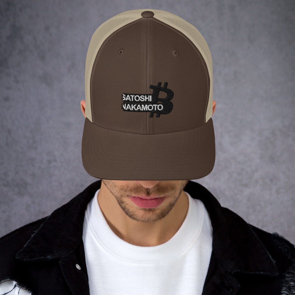 Satoshi Nakamoto Trucker Cap