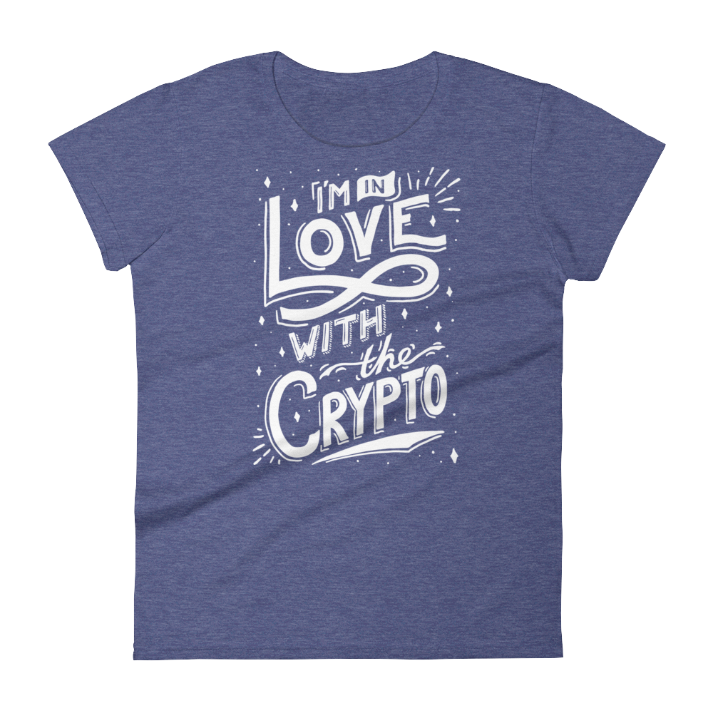 Ladies In Love w The Crypto fitted t-shirt