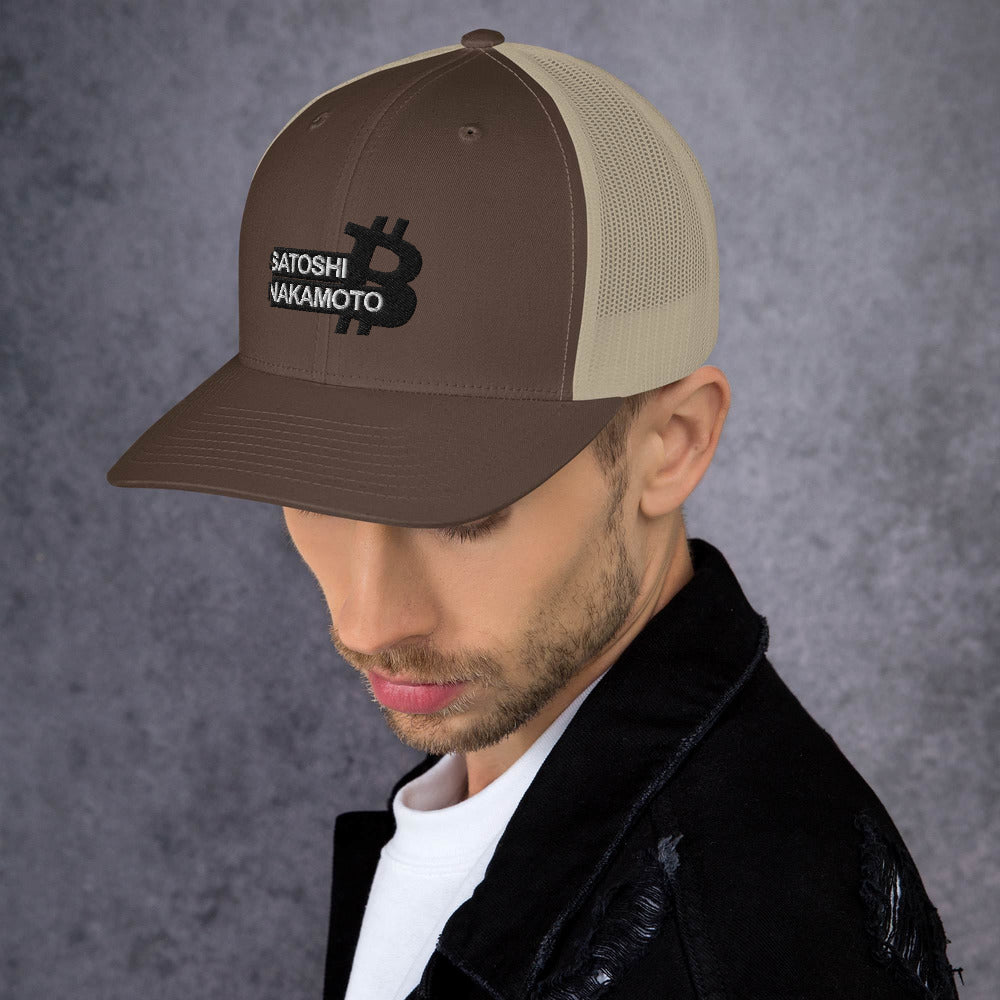 Satoshi Nakamoto Trucker Cap