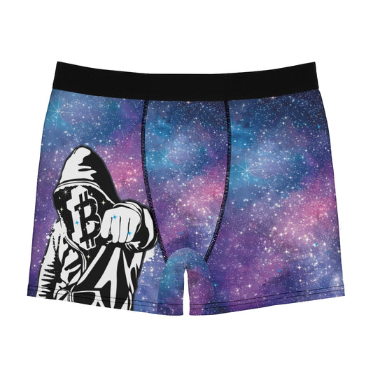 Galaxy Bitcoin Men's Boxer Briefs