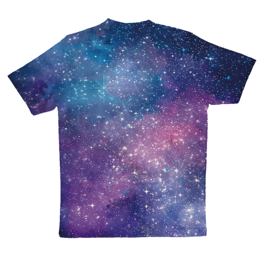 Bitcoin Galaxy Sublimation Performance Adult T-Shirt