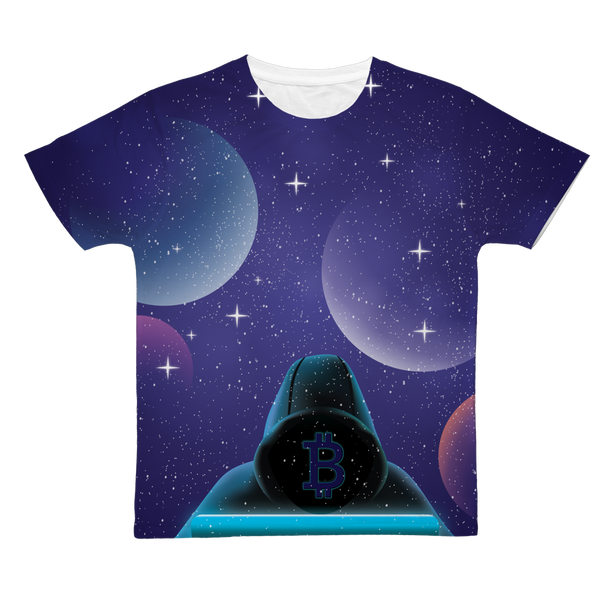 Bitcoin Invasion Classic Sublimation Adult T-Shirt