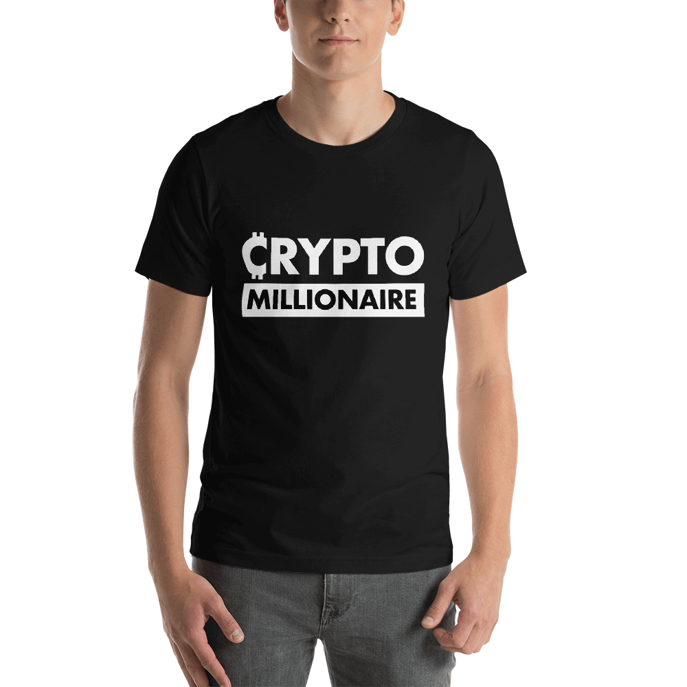 Crypto Millionaire T-Shirt Black High-end Design