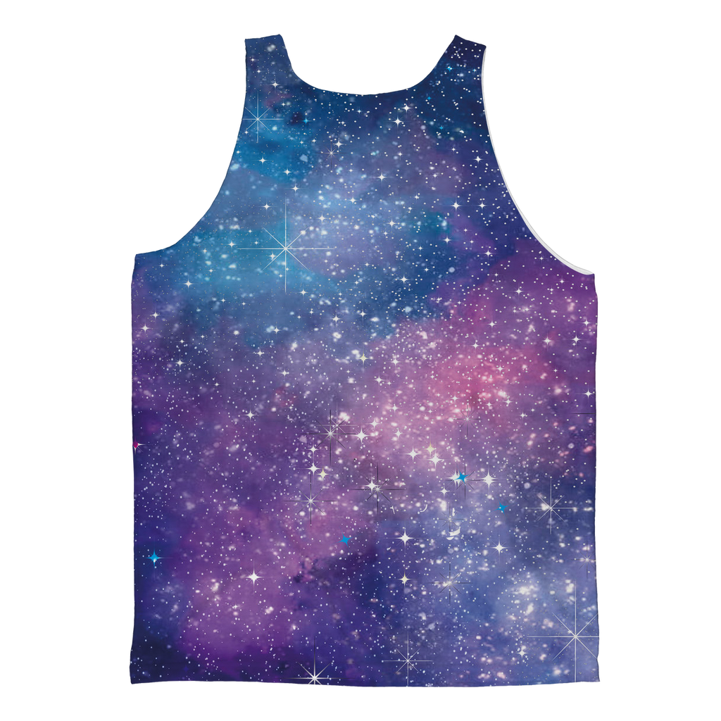 Bitcoin Galaxy Classic Sublimation Adult Tank Top