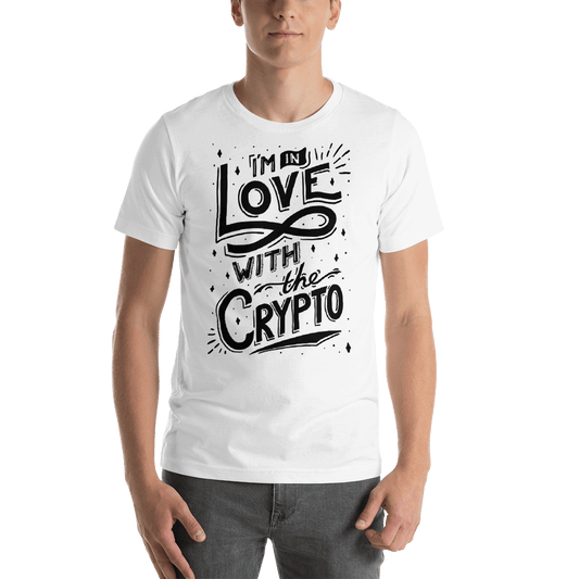 In Love w The Crypto T-Shirt White High-end Design
