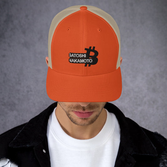 Satoshi Nakamoto Trucker Cap