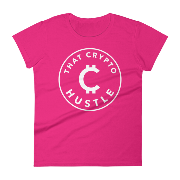 Women's Cryto Hustle fitted t-shirt