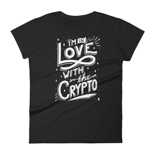 Ladies In Love w The Crypto fitted t-shirt