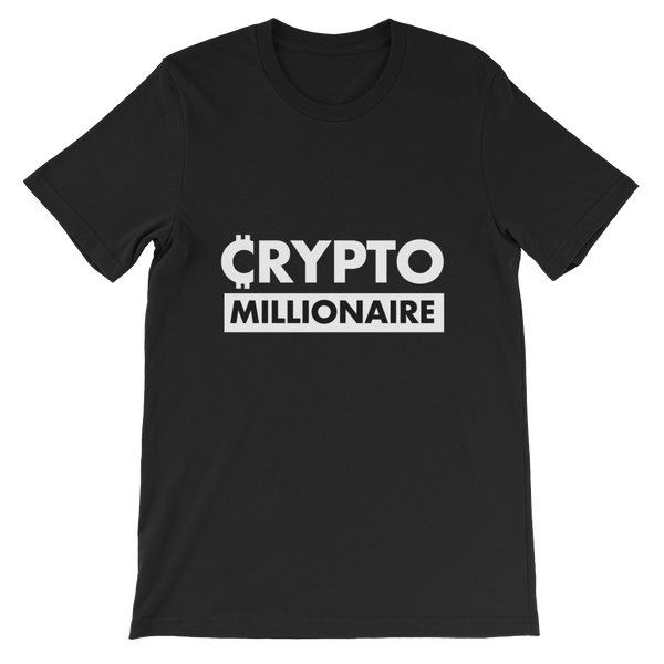 Crypto Millionaire T-Shirt Black High-end Design